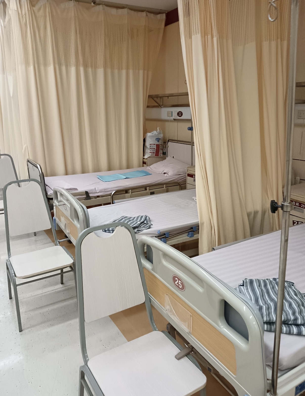 Hospital treatment room environment in China